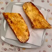 Tostada con base de Mantequilla