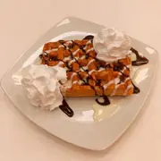 Gofre de Nata y Chocolate